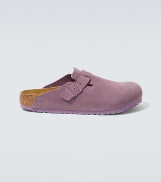 Birkenstock Boston suede clogs