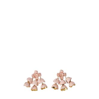 Chlo&eacute; Earrings, female, Pink, Size: ONE SIZE Floral Drop Earrings