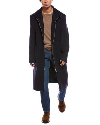 Officine G&eacute;n&eacute;rale Philip Wool & Cashmere-Blend Coat
