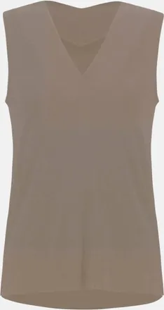 Joseph Ribkoff Womens Silky Knit Sleeveless Top In Dune