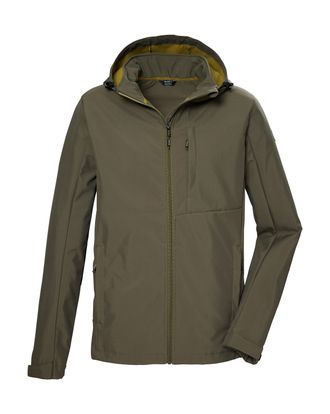Killtec Softshelljacke KILLTEC KOS 103 MN SFTSHLL JCKT, Herren, Gr. XXL, gr&uuml;n (olivgr&uuml;n), Oberseite: 100% Polyester;R&uuml;ckseite: 100% Polyester;Futter: 100% Pol