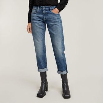 G-Star Boyfriend-Jeans G-STAR Kate, Damen, Gr. 30, L&auml;nge 32, blau (faded blau marble), Denim/Jeans, Obermaterial: 99% Baumwolle, 1% Elasthan, bequem normal, 