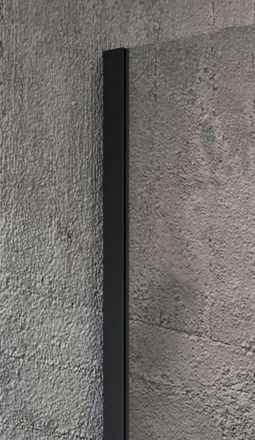 Gelco Design Gelco Vario - Perfil De Pared 2000 Mm, Negro Mate Gx1014