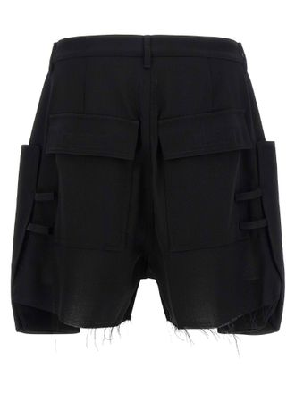 Rick Owens Stefan Cargo Bermuda Shorts - Black