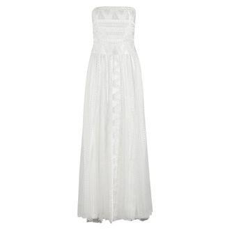 Ermanno Scervino Dames, Jurken, Wit, Maat: XS Poliester