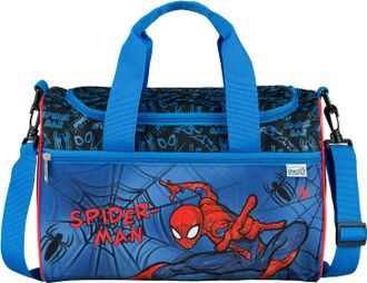 Scooli Sporttasche SCOOLI Jurassic World, Damen, Gr. B/H/T: 35cm x 23cm x 16cm, bunt (spider man), Polyester, bedruckt, Taschen Sporttasche