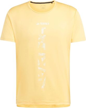 adidas Terrex Agravic Trail Running T-shirt Asia Sizing Yellow IP4816