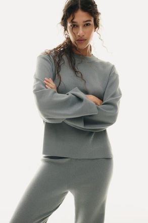H&M Oversized Jumper in Dark Dusty Green at Nordstrom, Size Xx-Large