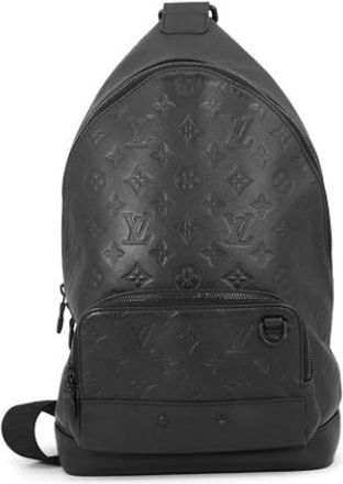 Louis Vuitton Borsa Pre-owned Monogram Shadow Sling - - Pre-owned - Uomo - Nero - ONE SIZE