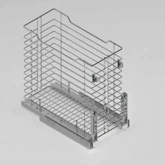 OEM Tolva Ropa Classic M400 Cromo Con Guia Oculta Ca, Extracci&oacute;n Total 30kg. Sp16-19