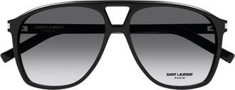 Saint Laurent Sl 596 Dune Linea Corner Angle Black
