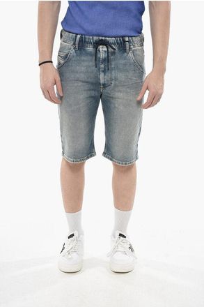 Diesel JOGG JEANS Stretch Denim Shorts KROOLEY-NE With Elastic Wais size 32