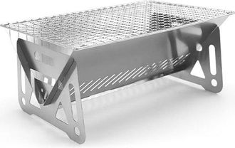 OEM Hornillos De Camping, Mini Parrilla De Carb&oacute;n Port&aacute;til, Estufa De Le&ntilde;a De Acero Inoxidable, Picnic, Barbacoa, Mochilero, Cocinar, Fogata, Patio