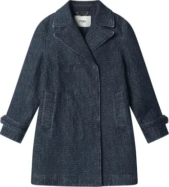 Fendi Mujer, Abrigos, Azul, Talla: M