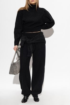 Max Mara Wool Trousers Cesto, Womens, Black