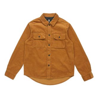 Converse Overhead Shirt Jacket Asia Sizing Brown 10019954-A10
