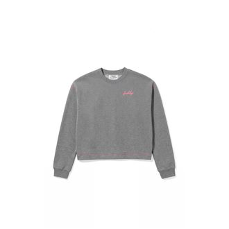 Freddy Felpa Girocollo Comfort M&eacute;lange da Donna, Dettagli Fluo