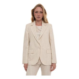 Pennyblack Blazers, female, Beige, Size: 2XS Pbpmelodia Jacket