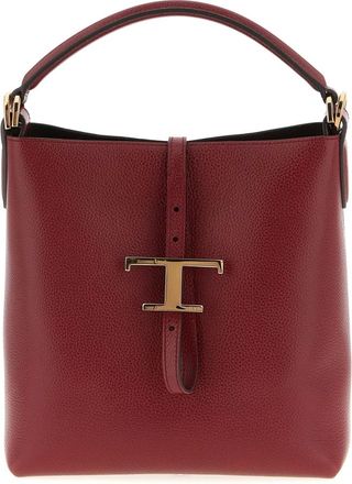 Tod's Dames, Tassen, Rood, Maat: ONE Size Leer
