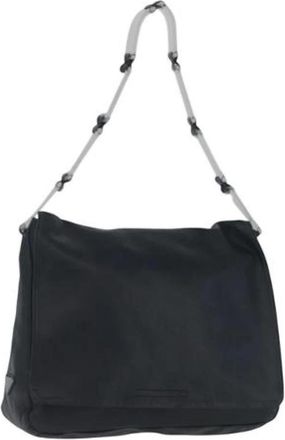 Prada Pre-owned Vintage Shoulder Bag - Dames - Vintage Schoudertas - Zwart - ONE Size - Leer - Vintage