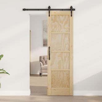 Berkfield Home Interior Door ORKDAL 61x198.5 cm Solid Wood Pine in Beige
