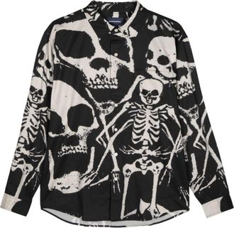 Thisisneverthat skeleton-print cotton shirt - men - Cotton - M - Black