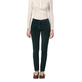 Mason's New York Slim Chino Broek - Dames - Broeken - Groen - Maat: 2XL Katoen