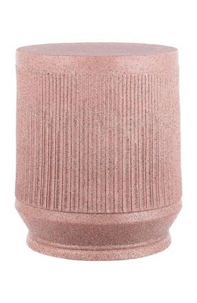 Jonathan Y Designs Kline 17.5 Mid-Century Modern Brutalist Indoor/Outdoor Accent Table in Pink Terrazzo at Nordstrom