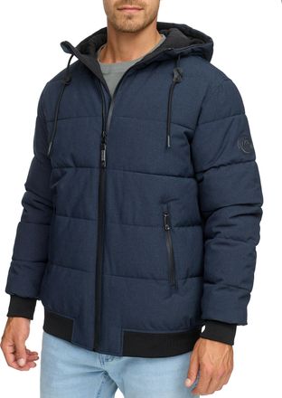 Indicode Bomberjacke INDICODE INGabrio, Herren, Gr. XXL, navy mix, Web, Obermaterial: 100% Polyester, unifarben, regular fit, Jacken Bomberjacke