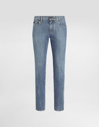 Dolce & Gabbana Pantalone - Man Denim Multi-colored 50
