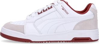 Puma Retro Lage Sneaker Wit/Rood - Heren - Sneakers - Veelkleurig - 42 1/2 EU - Leer - Schoenen