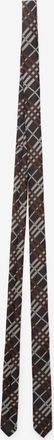 Burberry Skinny Check Silk Tie