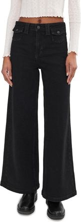 Free People Womens We The Free Kellee High-Rise Palazzo Jeans