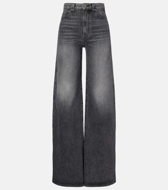 Khaite Dane high-rise wide-leg jeans
