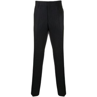 Ferragamo Pinstriped Straight-Leg Trousers