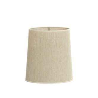 Light & Living Pantalla De L&aacute;mpara - Breska - Beige - Textil - - Light&living