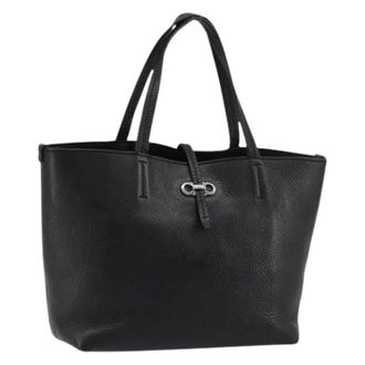 Ferragamo Pre-owned Tote Bags, female, Black, Size: ONE SIZE Pre-owned Tote Bag