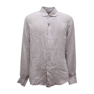 PORTOFIORI Geranio Linen Shirt - male - Portofiori - Casual Shirts - Green - 2XL - Shirts
