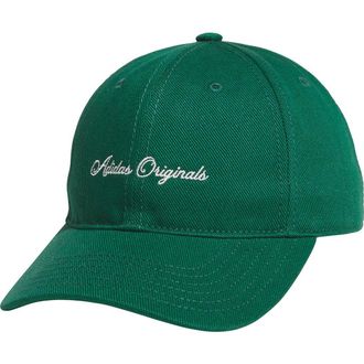 adidas Signature Baseball Cap in Collegiate Green/Off White at Nordstrom