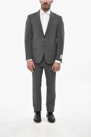Corneliani CC COLLECTION Wool-Blend Suit RIGHT with District Check Patt size 50