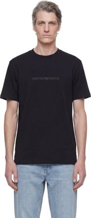 Emporio Armani Pima-Jersey Logo T-Shirt