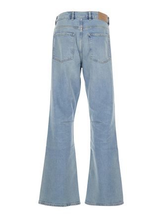 Represent Mens Boot-Cut Jeans Blue Cotton