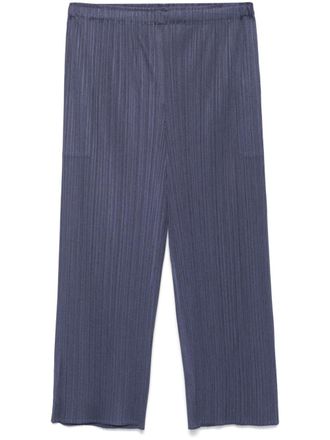 Pleats Please Issey Miyake MC August trousers - Blue