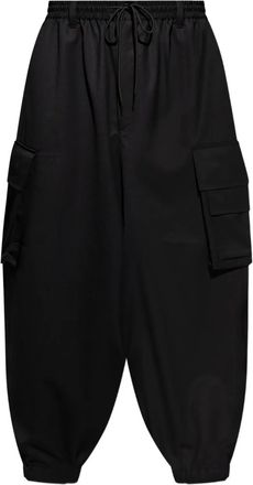 Yohji Yamamoto Cargo con coulisse - Nero