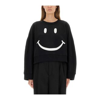 Moschino Donna, Felpe, Nero, S, new