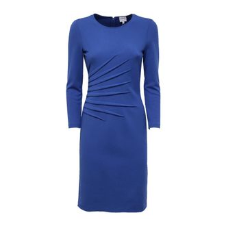 Armani Elegante Jurk Made in Italy - Dames - Korte kleedjes - Blauw - XS - Kleedjes