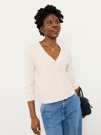 Fat Face FatFace Lucee Oatmeal Knitted Cardigan