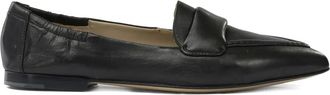 Pomme D'Or pointed leather loafers - Black