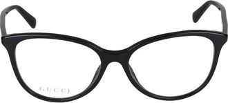 Gucci Cat-eye Brillen - Dames - Brillen - Zwart - 54 MM - Accessoires
