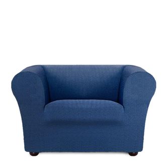 Eysa Funda de sill&oacute;n chester/klippan biel&aacute;stica azul 70 - 130 cm